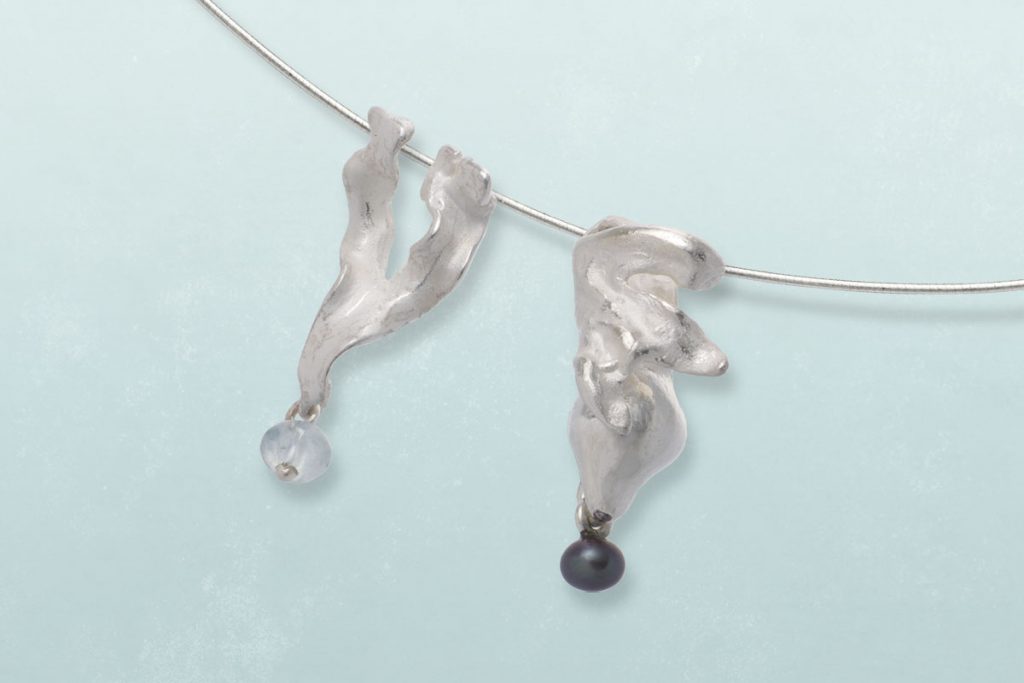Schmuck-Werkstatt, Inselgoldschmiede Amrum, Rickmers-Schmuck, Meeresschmuck, Silberschmuck, Goldschmuck, Flora Mare Kollektion, Kette